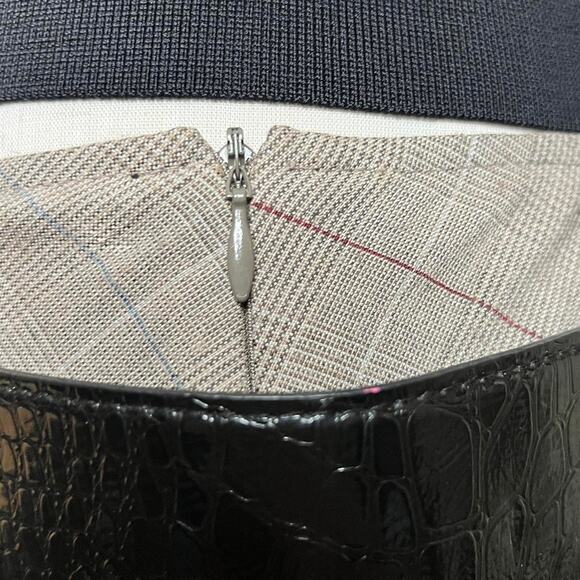 Vintage y2k grey plaid maxi skirt - Picture 5 of 8